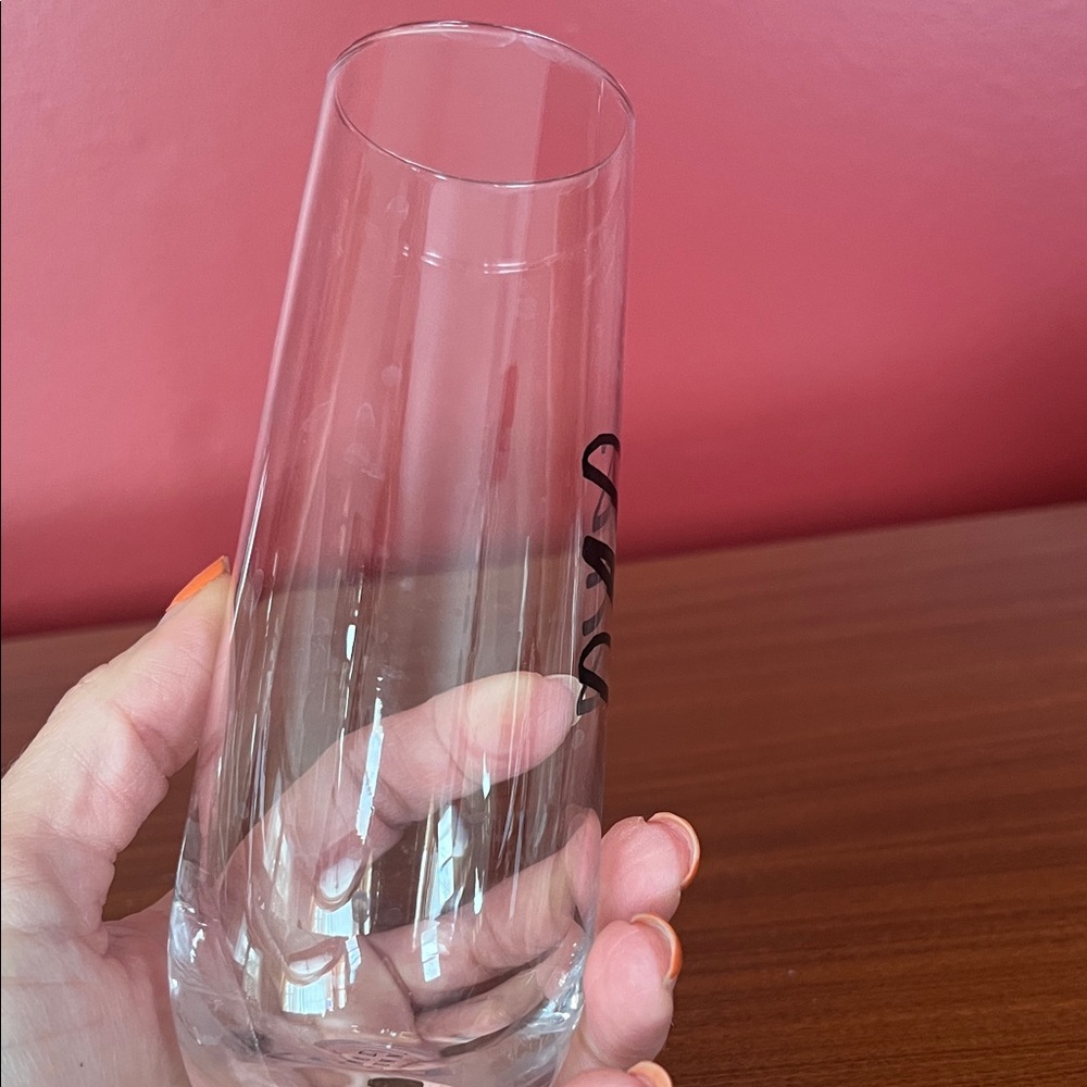 Like new Rae Dunn Clear Glass with Black Text - Picture 7 of 14